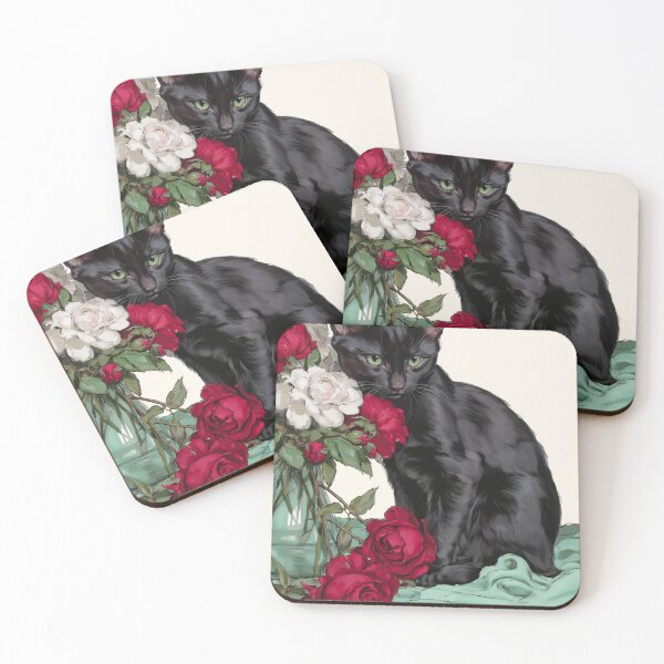 Item preview, Vintage black cat designed and sold by MendaciousMina.