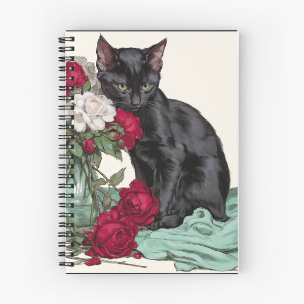Item preview, Vintage black cat designed and sold by MendaciousMina.