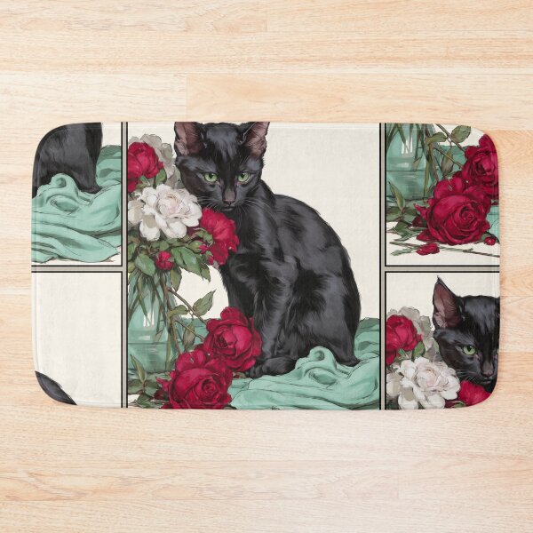 Item preview, Vintage black cat designed and sold by MendaciousMina.