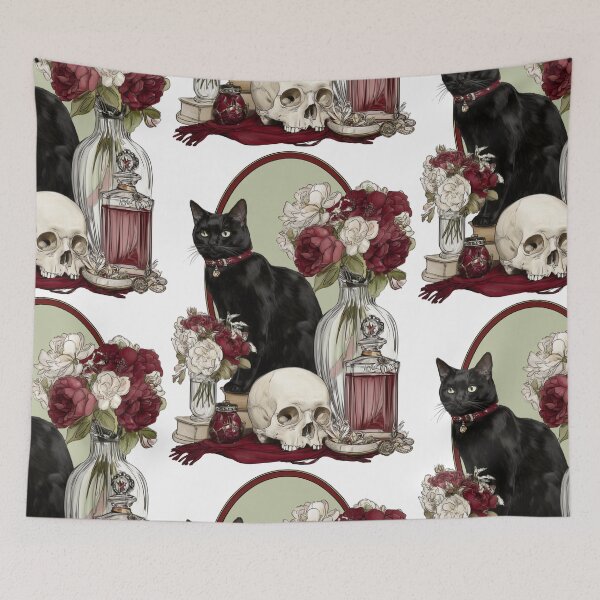 Item preview, Vintage black cat designed and sold by MendaciousMina.