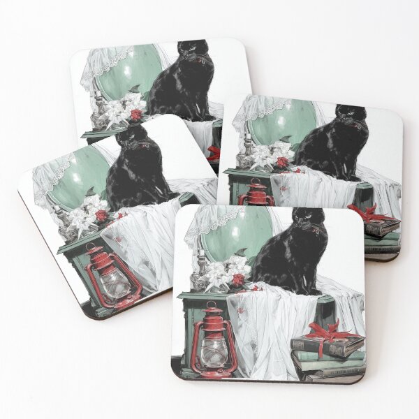 Item preview, Vintage black cat designed and sold by MendaciousMina.