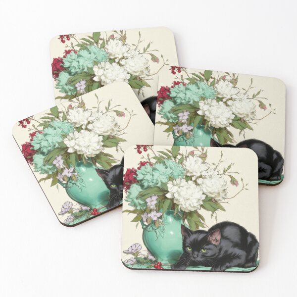 Item preview, Vintage black cat designed and sold by MendaciousMina.