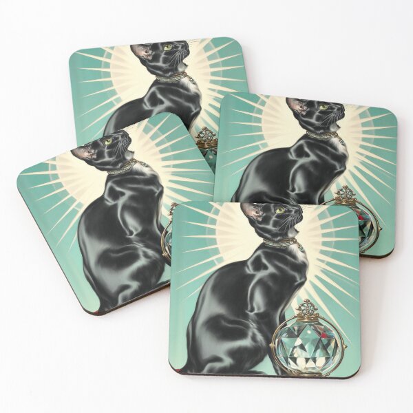 Item preview, Vintage black cat designed and sold by MendaciousMina.