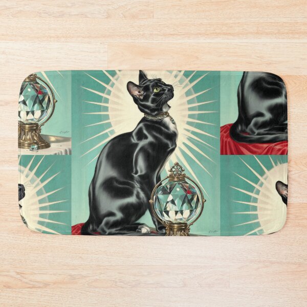 Item preview, Vintage black cat designed and sold by MendaciousMina.