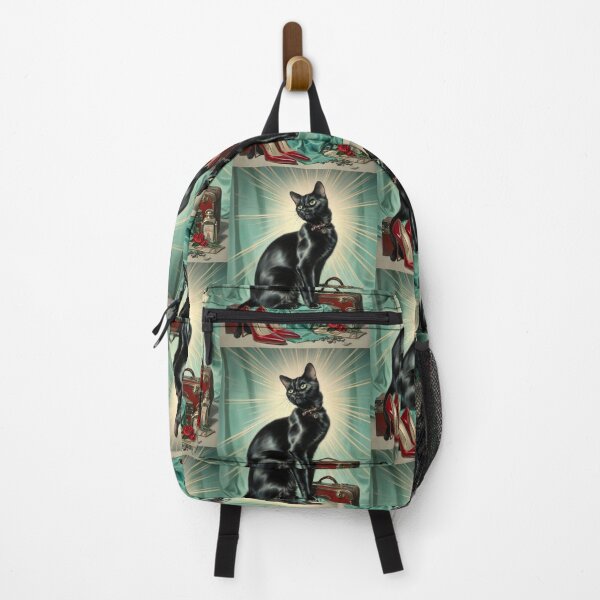 Item preview, Vintage black cat designed and sold by MendaciousMina.