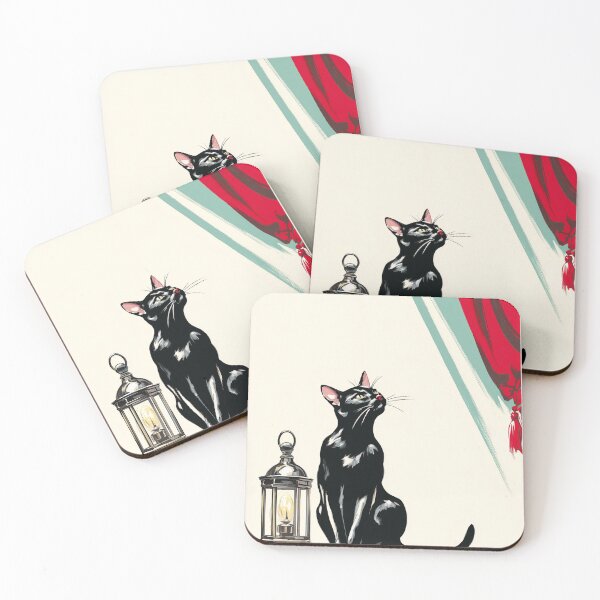Item preview, Vintage black cat designed and sold by MendaciousMina.