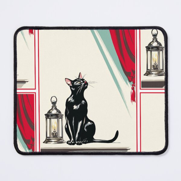 Item preview, Vintage black cat designed and sold by MendaciousMina.
