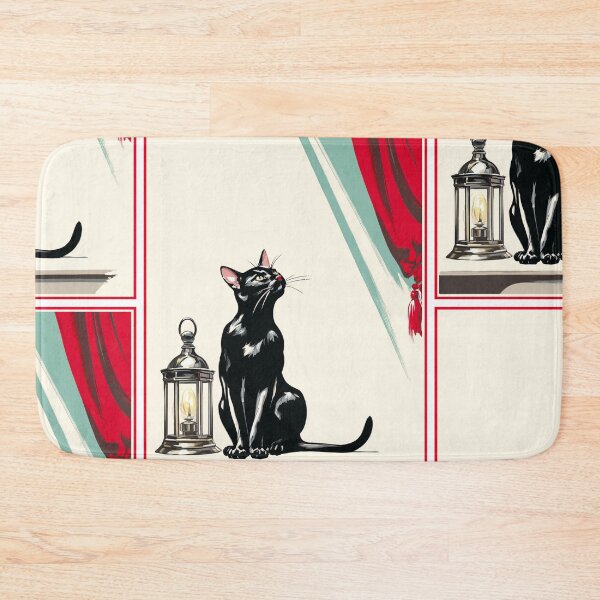 Item preview, Vintage black cat designed and sold by MendaciousMina.