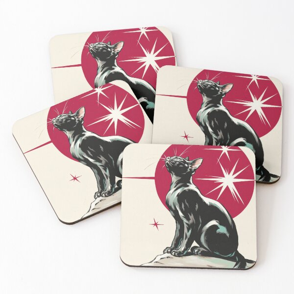 Item preview, Vintage black cat designed and sold by MendaciousMina.