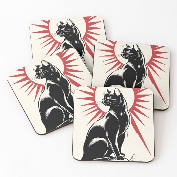 Item preview, Vintage black cat designed and sold by MendaciousMina.