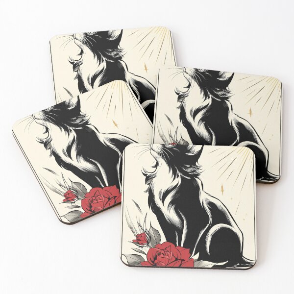 Item preview, Vintage black cat designed and sold by MendaciousMina.