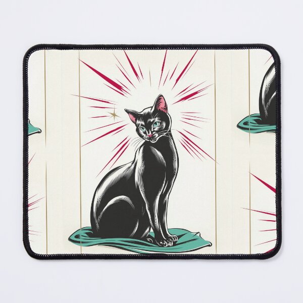 Item preview, Vintage black cat designed and sold by MendaciousMina.