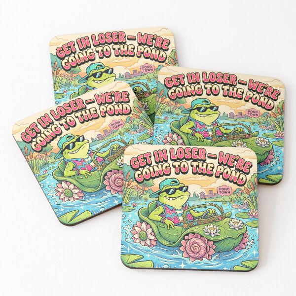 Item preview, Get In Loser We're Going to the Pond Frog Shirt | Retro Y2K Frog Graphic Tee designed and sold by DmaarGroup.