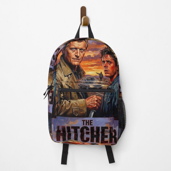Item preview, The Hitcher Retro 1980s Psychological Horror Action Thriller Tribute Art Poster designed and sold by Art's Diner.
