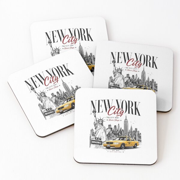 Item preview, New York City Vintage Travel Poster | NYC Skyline Graphic T-Shirt Design designed and sold by layalistoresa.