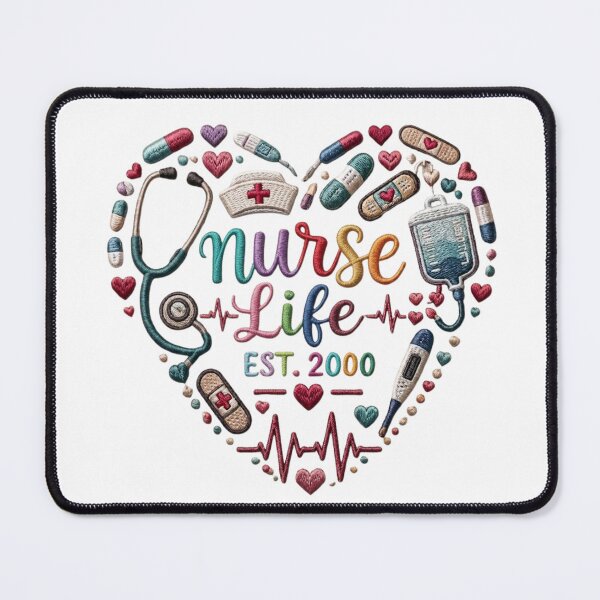 Item preview, Nurse Life EST. 2000 Shirt | Registered Nurse Gift | RN Heart Stethoscope Floral Medical Design | Nurse Week Tee Classic T-Shirt  designed and sold by podlook.