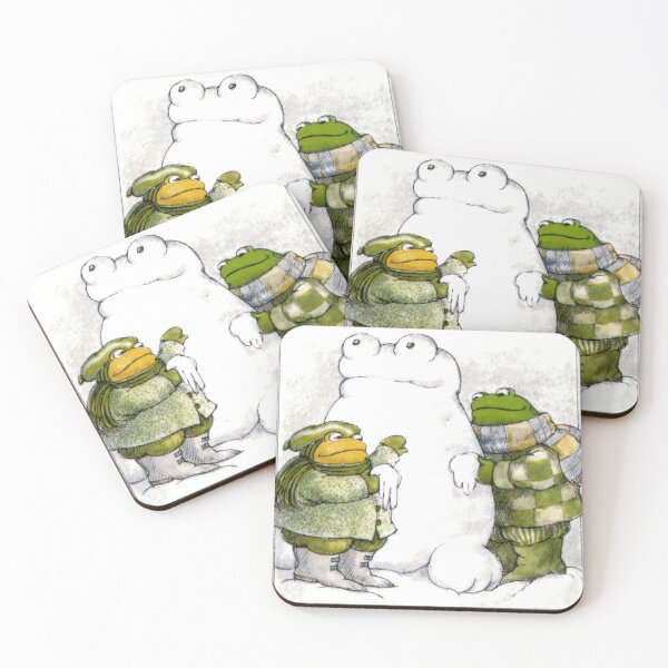 Item preview, Frog and Toad Build A Snowman designed and sold by PoeTatoes.