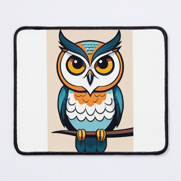 Item preview, Art - Abstract Owl, Modern Graphic Illustration designed and sold by DoodyPets.