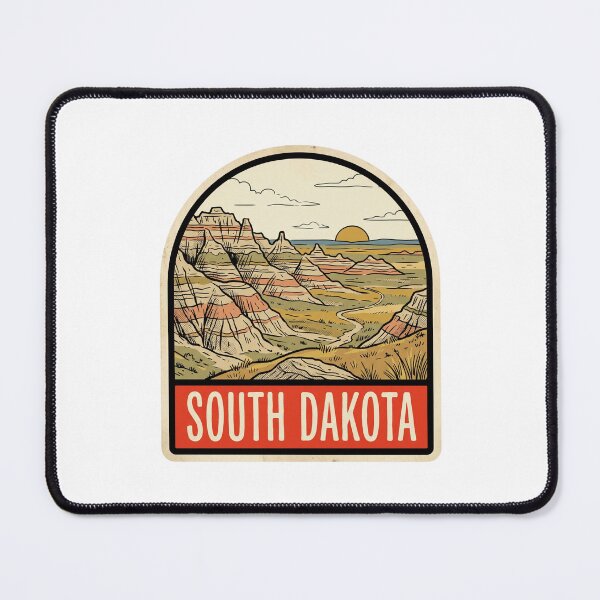 Item preview, Vintage South Dakota Badlands National Park Retro Travel designed and sold by Paper Drip.