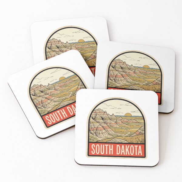Item preview, Vintage South Dakota Badlands National Park Retro Travel  designed and sold by Paper Drip.