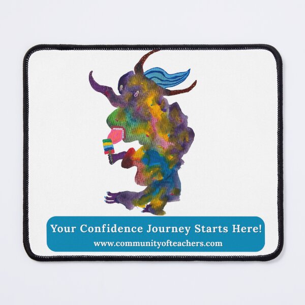 Item preview, Your Confidence Journey Starts Here | Confidence Creature Watercolor Art designed and sold by Joshua Faden | Confidence Creatures.
