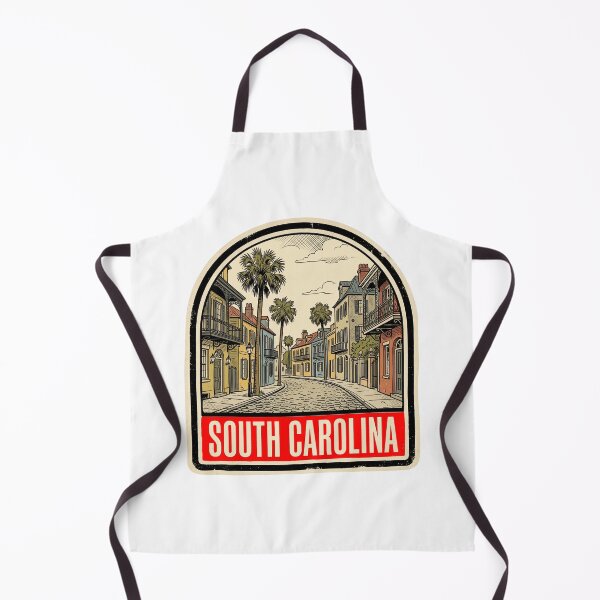 Item preview, Retro South Carolina Charleston Street Vintage Travel Badge Design designed and sold by Paper Drip.