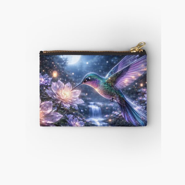 Item preview, Magical Hummingbird in Enchanted Night Garden designed and sold by Pioneer Spirit Market.