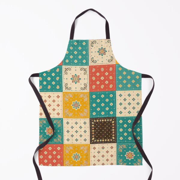Item preview, Retro Bandana Patchwork Pattern designed and sold by lbl-shop.