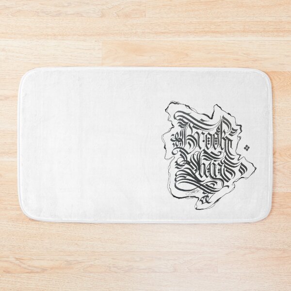 Item preview, Brooklyn Map Cadel Calligraphy designed and sold by SarahJoyScribe.