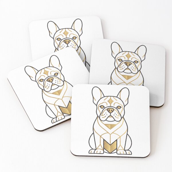 Item preview, Art Deco Bulldog Mascot designed and sold by Modern Mascot Archive.