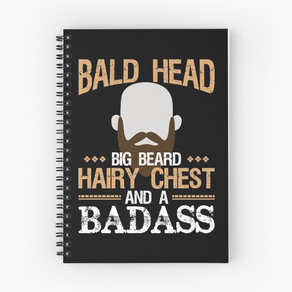 Item preview, Bald, Beard  and Hairy Chest and a Badass designed and sold by ShadySchatten.