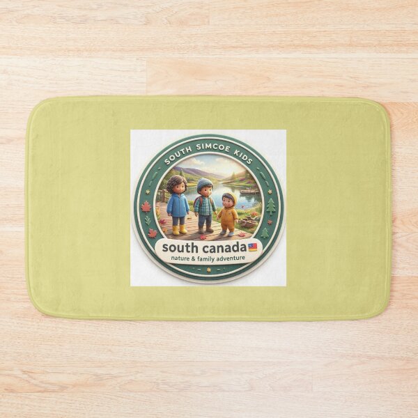 Item preview, South Simcoe Canada Cute 3D Kids Label   designed and sold by PaintMeWorld.