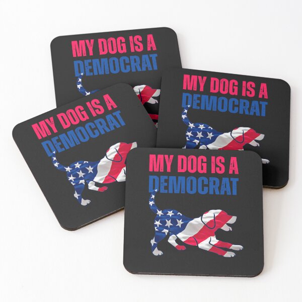 Item preview, My Dog Is A democrat Doggy Lover designed and sold by erozzz.