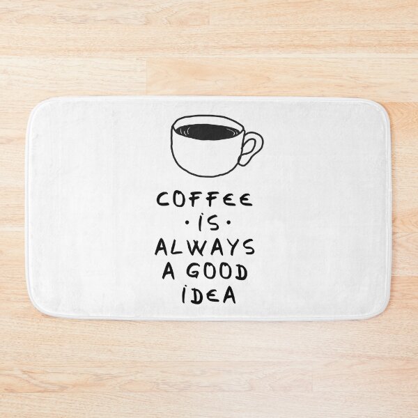 Item preview, Coffee Is Always A Good Idea Hand Drawn Cozy Minimalist Badge designed and sold by Digital-Thought.