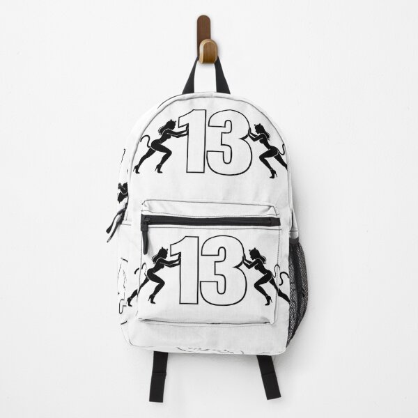 Item preview, number 13 striking ,pushed by two black cat women ,black and white  designed and sold by wallartofmio.