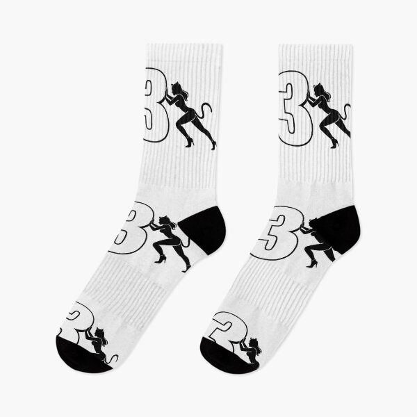 Item preview, number 13 striking ,pushed by two black cat women ,black and white  designed and sold by wallartofmio.