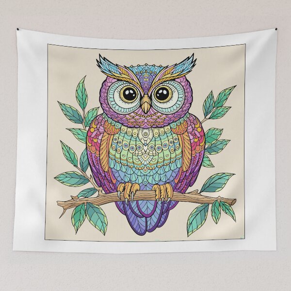 Item preview, Owl designed and sold by Alla Gill.
