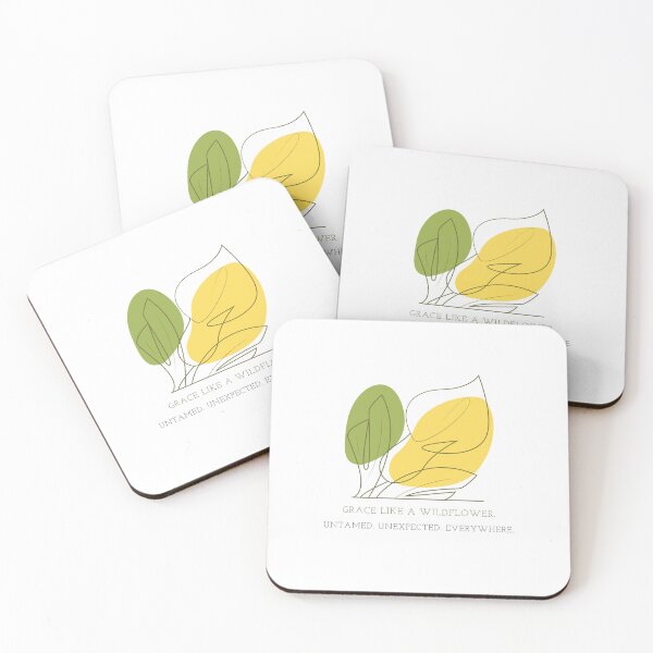 Item preview, GRACE IS LIKE A WILDFLOWER. UNTAMED. UNEXPECTED. EVERYWHERE. designed and sold by JTNDesign.