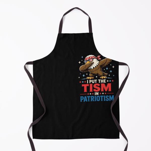 Item preview, I Put The Tism in Patriotism Funny USA Flag designed and sold by Marblaes00.
