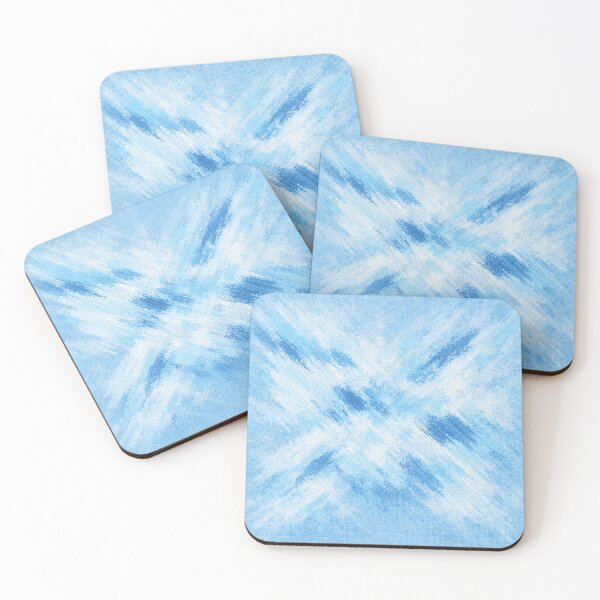 Item preview, Ice Blue Energy Burst Abstract Art designed and sold by Ingorgia Studio.