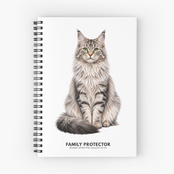 Item preview, Family Protector Cat Funny Vacuum Quote designed and sold by SweetManar.