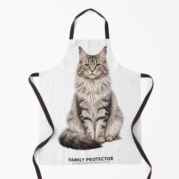 Item preview, Family Protector Cat Funny Vacuum Quote designed and sold by SweetManar.