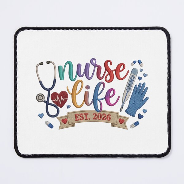 Item preview, Nurse Life EST. 2026 Shirt | Registered Nurse Gift | RN Heart Stethoscope Floral Medical Design | Nurse Week Tee Classic T-Shirt designed and sold by podlook.