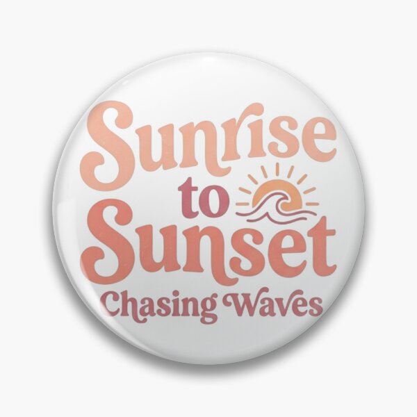 Item preview, Sunrise to Sunset Chasing Waves Beach Design designed and sold by Mialunaa.