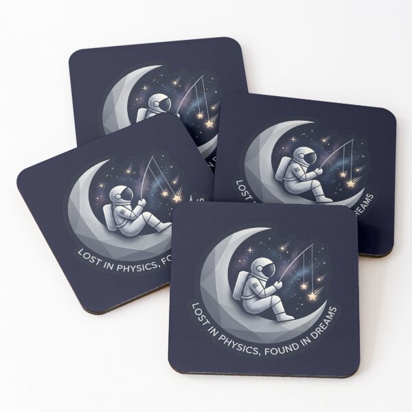 Item preview, Lost in Physics Found in Dreams Astronaut Cosmic Sticker designed and sold by Andreza NativeHue Oficial.