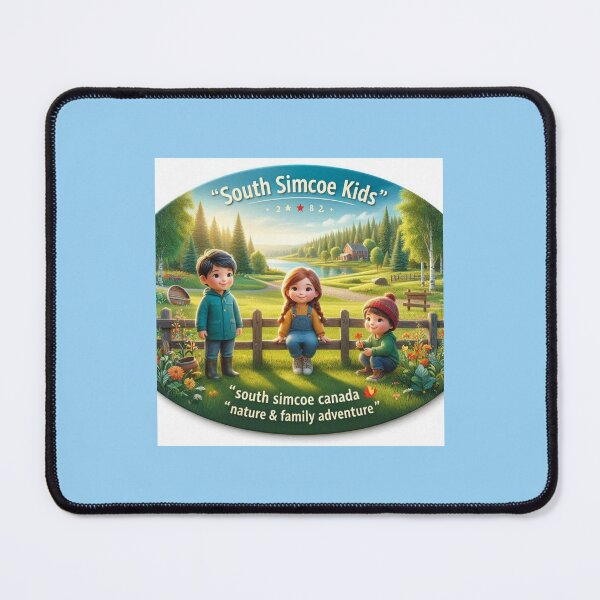 Item preview, South Simcoe Canada Cute 3D Kids Label designed and sold by PaintMeWorld.