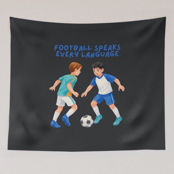 Item preview, Football Speaks Every Language Soccer designed and sold by SpartanDStore.
