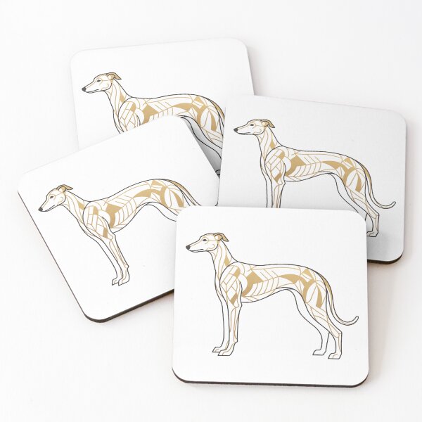 Item preview, Art Deco Greyhound Mascot designed and sold by Modern Mascot Archive.