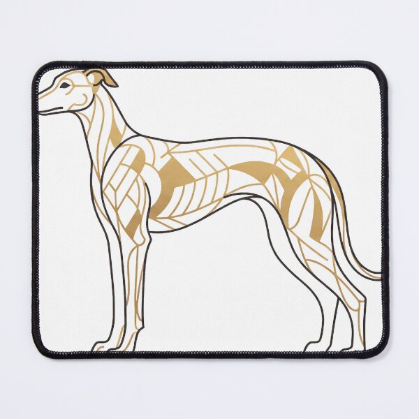 Item preview, Art Deco Greyhound Mascot designed and sold by Modern Mascot Archive.