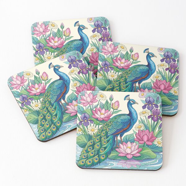 Item preview, Colorful Peacock  designed and sold by Alla Gill.